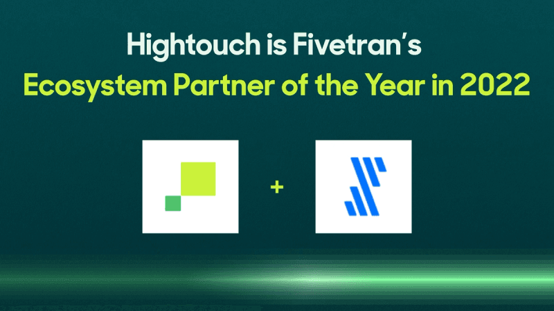 Fivetran Ecosystem Partner of the Year Award.