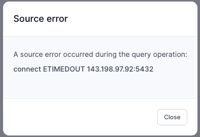 source error