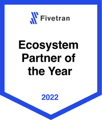 Fivetran, Ecosystem Partner of the Year.