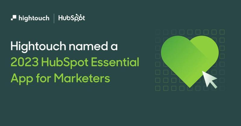 Hightouch named a 2023 HubSpot Essential App for Marketers