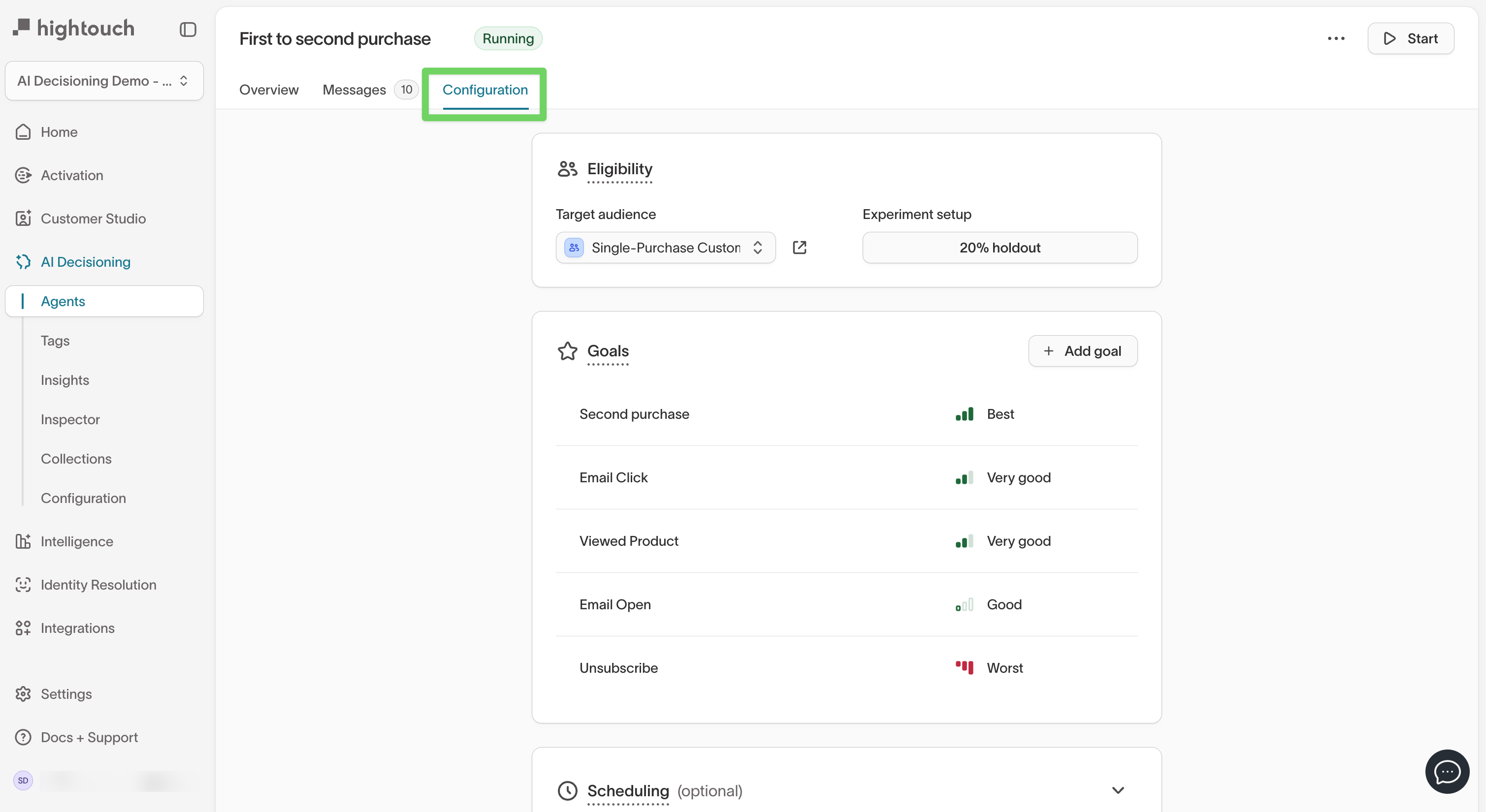 Agent configuration overview