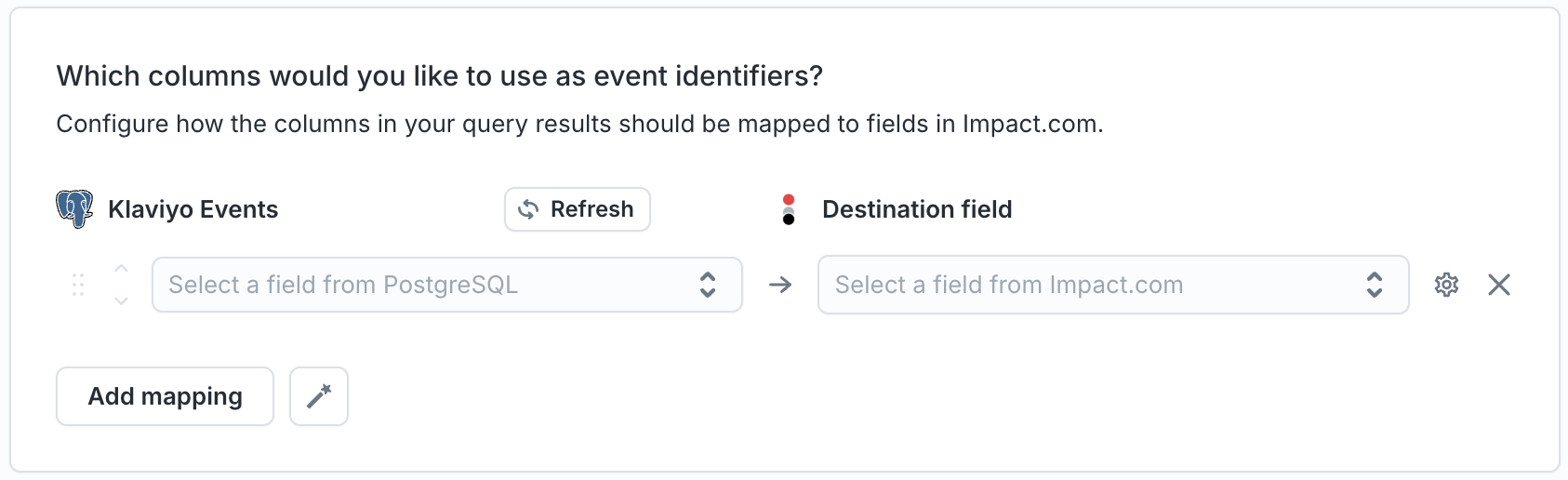 Event ID mapping